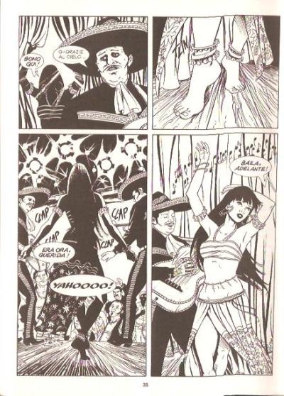 La letale Cody Parker<br>Tavola di Elisabetta Barletta, Cassidy n.15, pag.35<br><i>(c) 2011 Sergio Bonelli editore</i>
